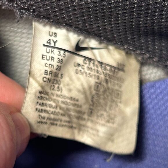 NIKE Air Force 1 Low GS Dunk It Sneakers Youth Size 4Y CT1628-001 - Picture 8 of 9